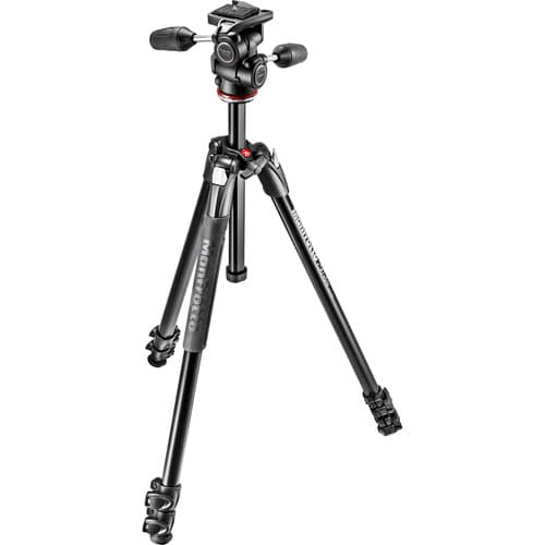 Manfrotto 290 Xtra Aluminum Tripod with 804 3 Way Head MK290XTA3-3WUS